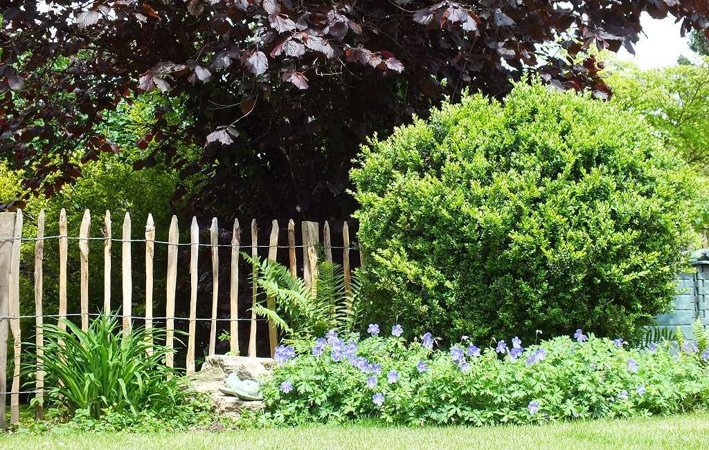 Holz im Garten